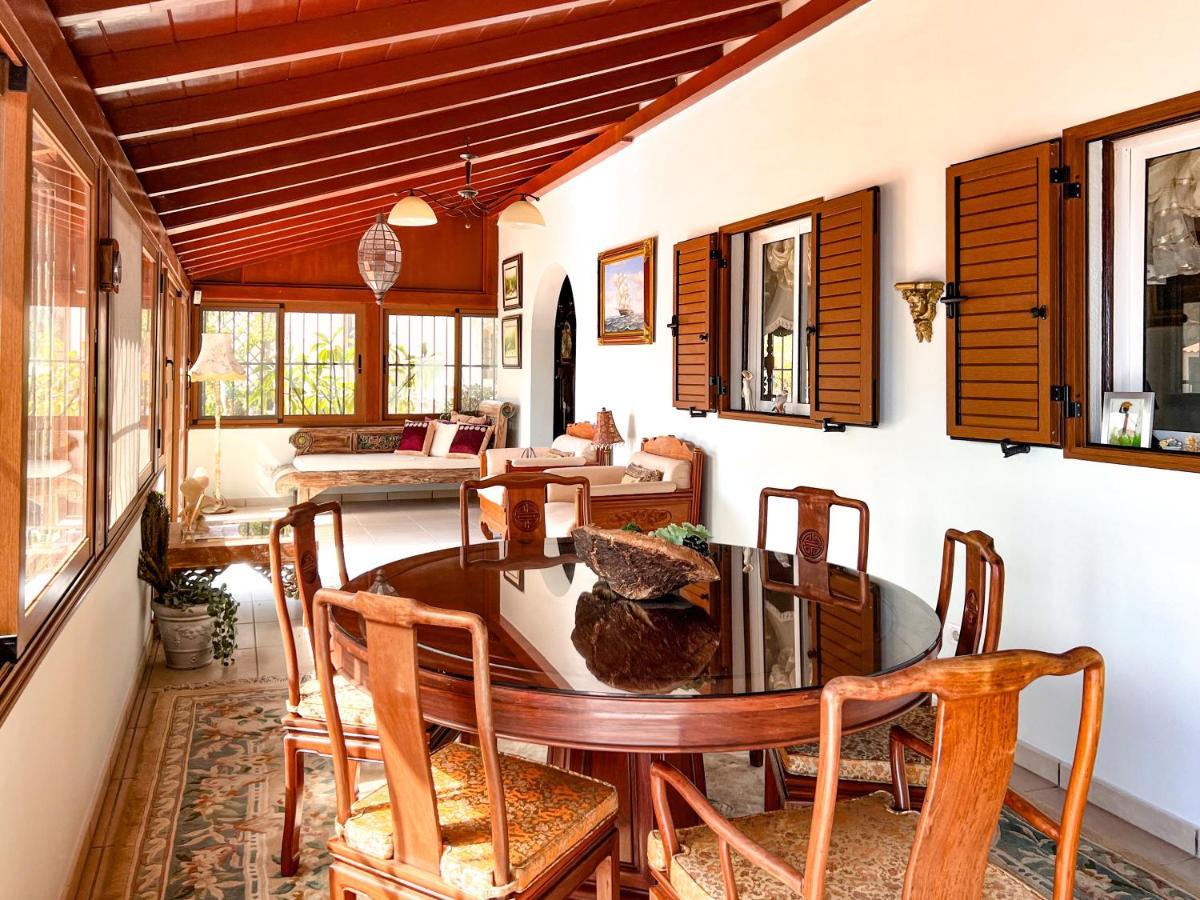 Exquisite Rural House With Garden, Pool And Sea Views Villa Arico Viejo ภายนอก รูปภาพ