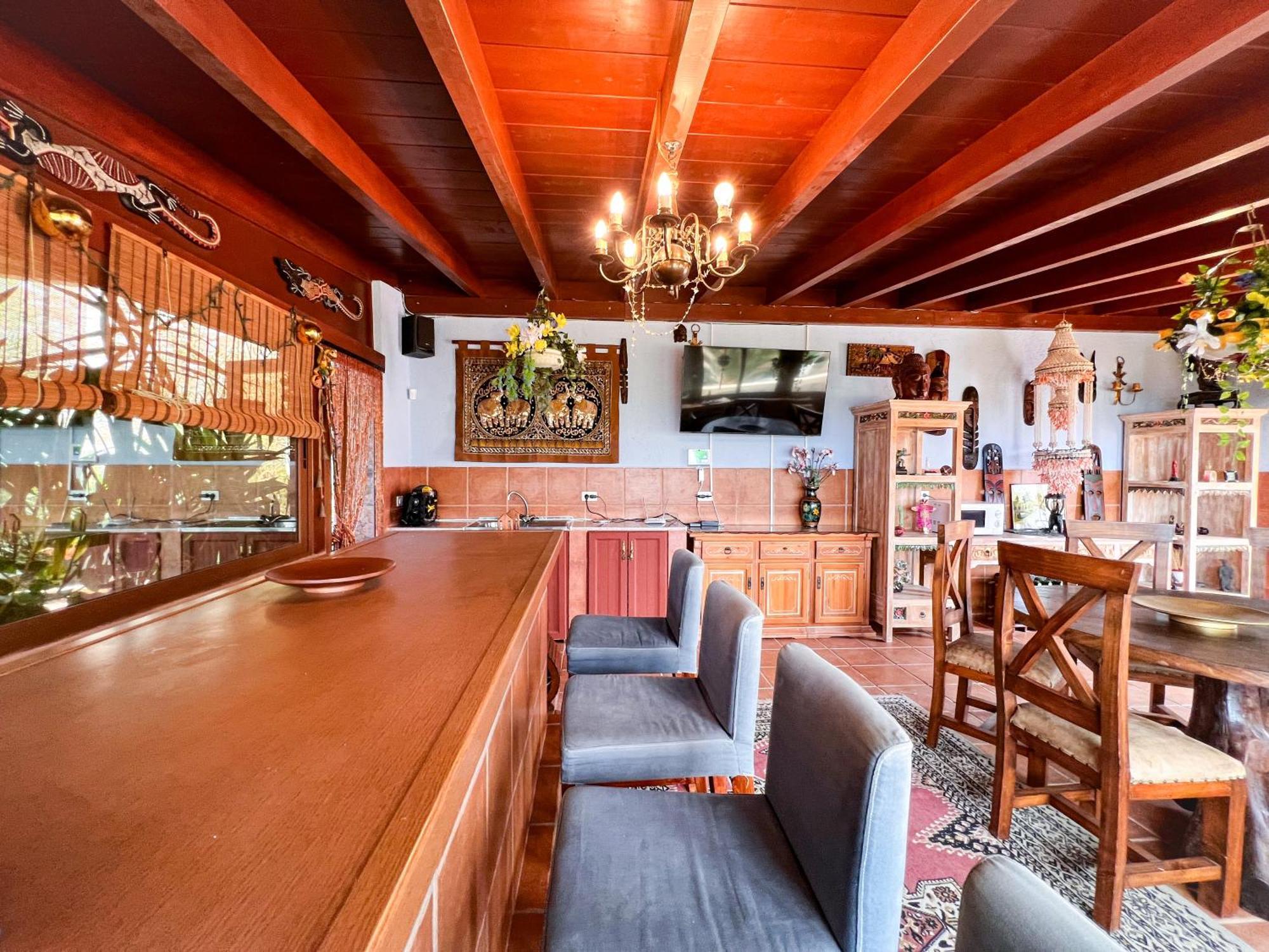 Exquisite Rural House With Garden, Pool And Sea Views Villa Arico Viejo ภายนอก รูปภาพ